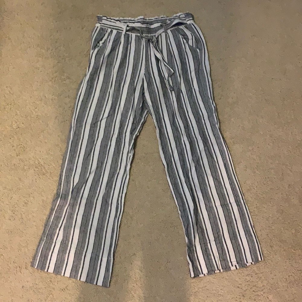 Rewind size L striped pants